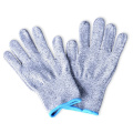 Los guantes de seguridad de cocina de punto de HPPE de la categoría alimenticia cortan resistente